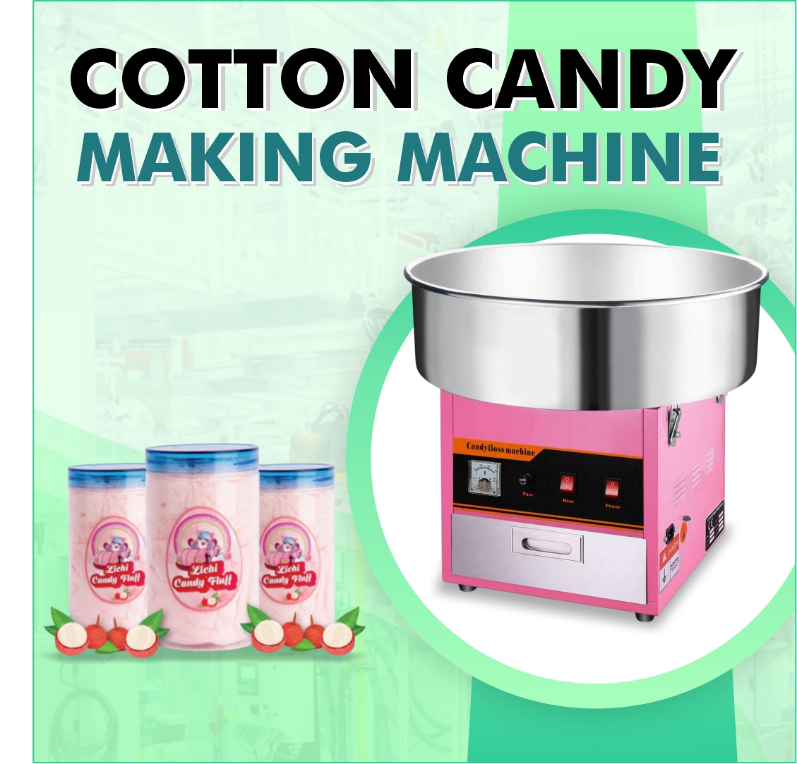 Commercial Cotton Candy Machine – High-Speed Candy Floss Production